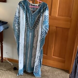 Soft Surroundings oversized caftan S/M EUC